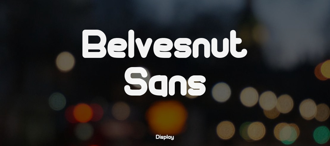 Belvesnut Sans Font