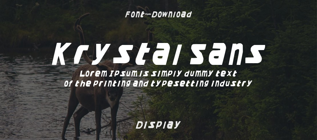 Krystal Sans Font