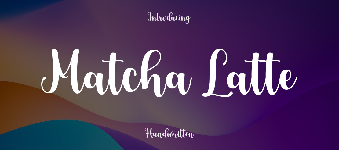 Matcha Latte Font