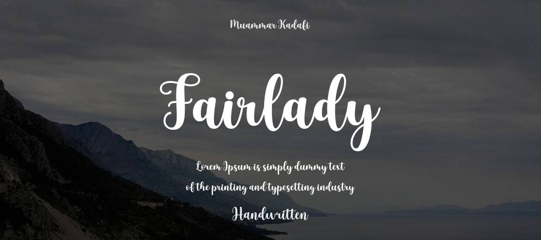Fairlady Font
