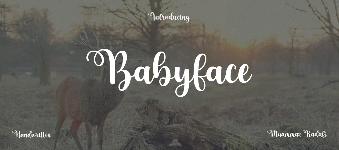 Babyface Font