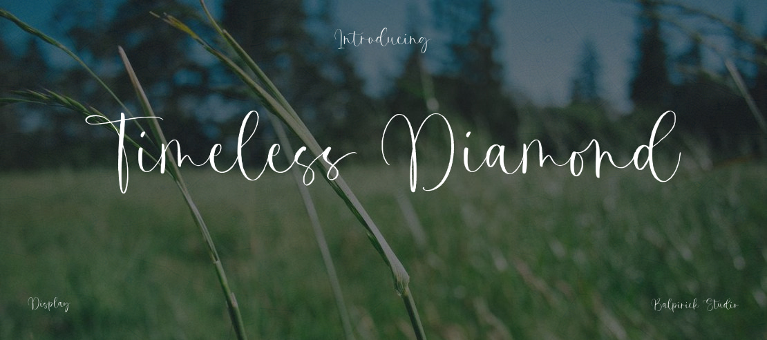 Timeless Diamond Font