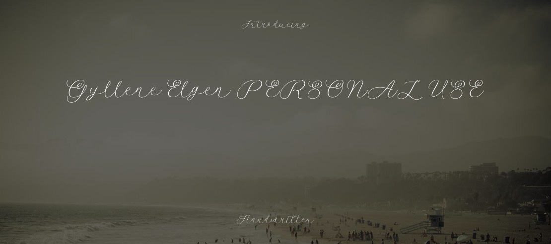 Gyllene Elgen PERSONAL USE Font