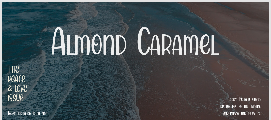 Almond Caramel Font