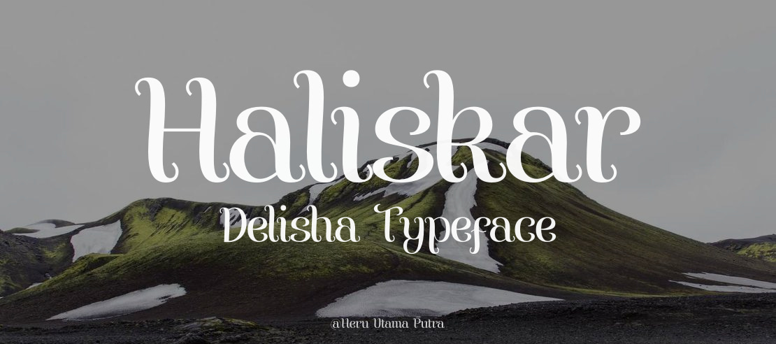 Haliskar Delisha Font