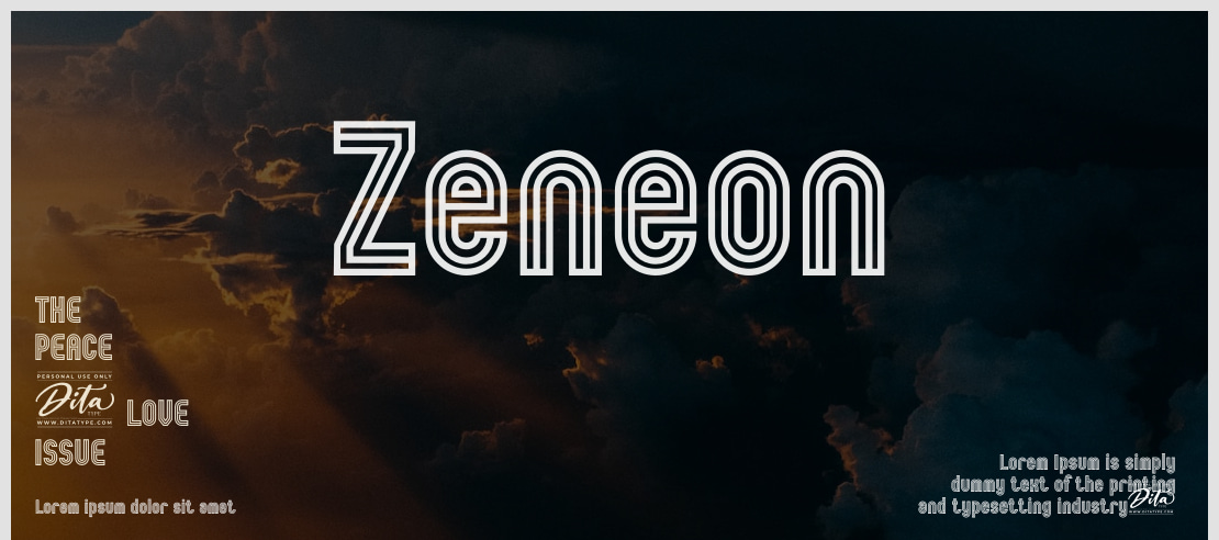 Zeneon Font