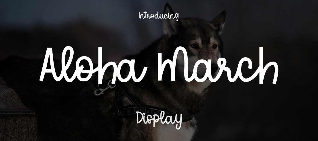 Aloha March Font