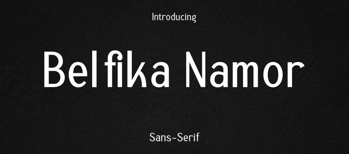 Belfika Namor Font