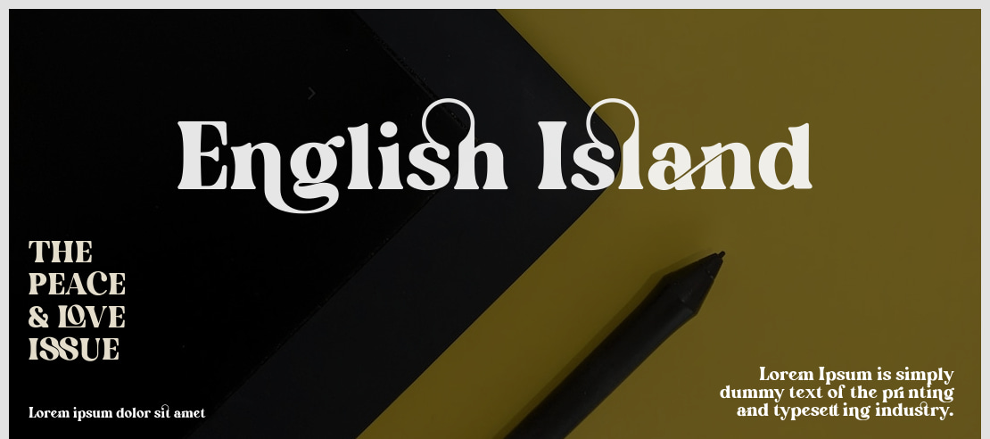 English Island Font