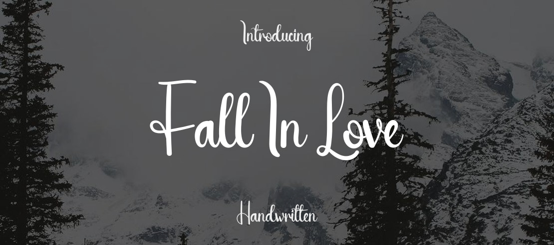 Fall In Love Font
