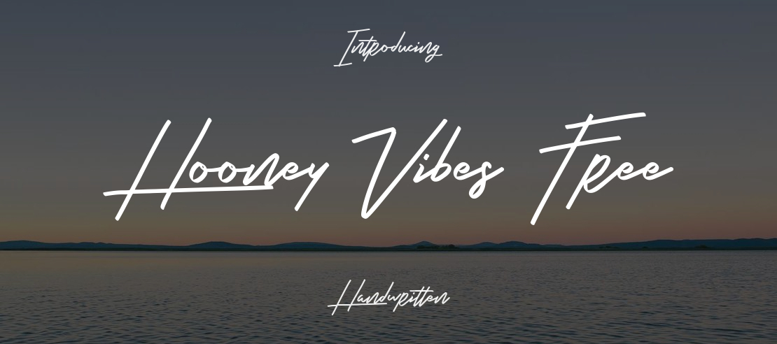 Hooney Vibes Free Font