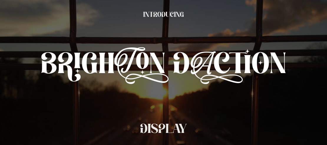 Brighton Daction Font