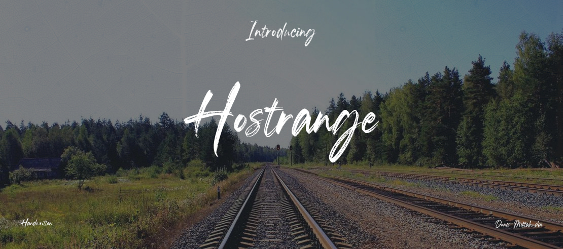 Hostrange Font