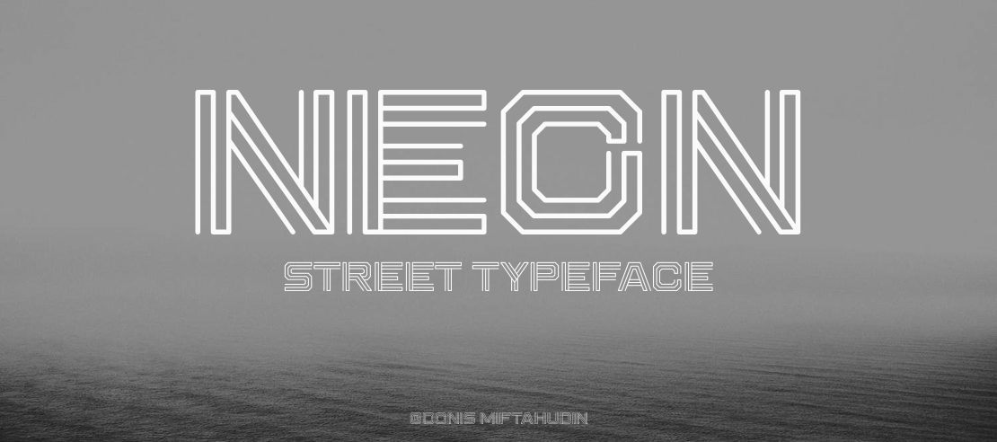 Neon Street Font