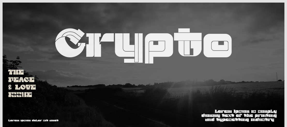 Crypto Font