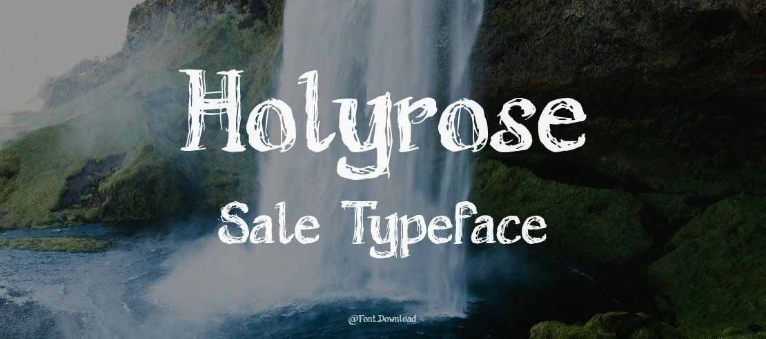 Holyrose Sale Font