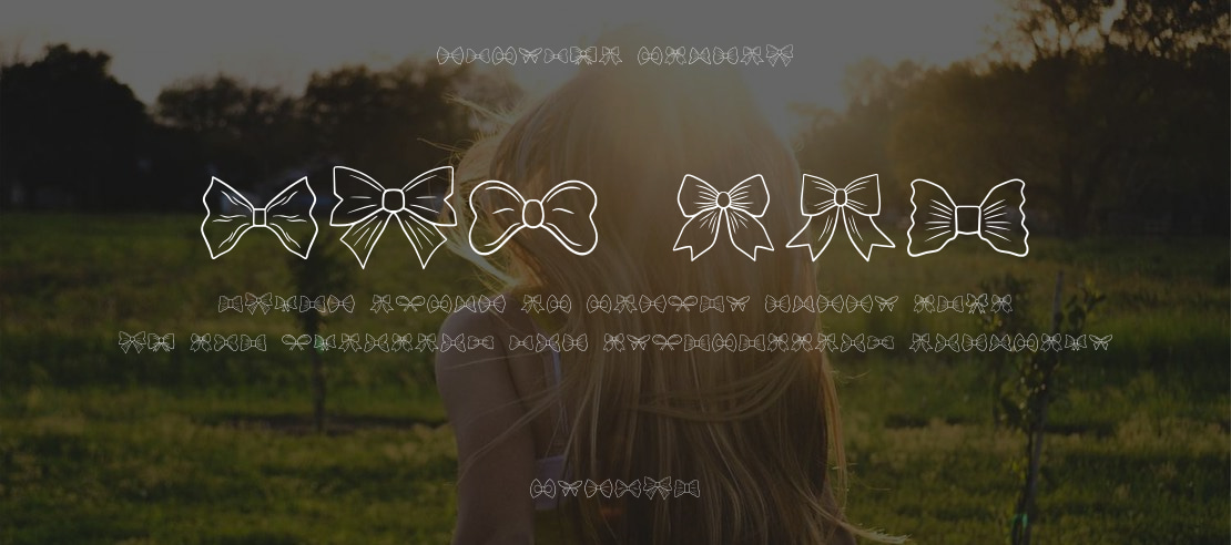 Bow Tie Font