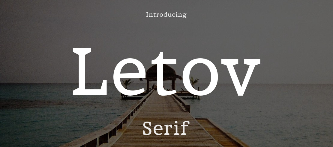 Letov Font