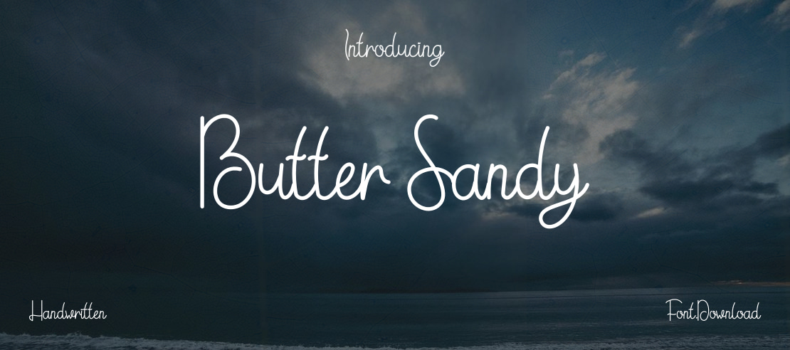 Butter Sandy Font