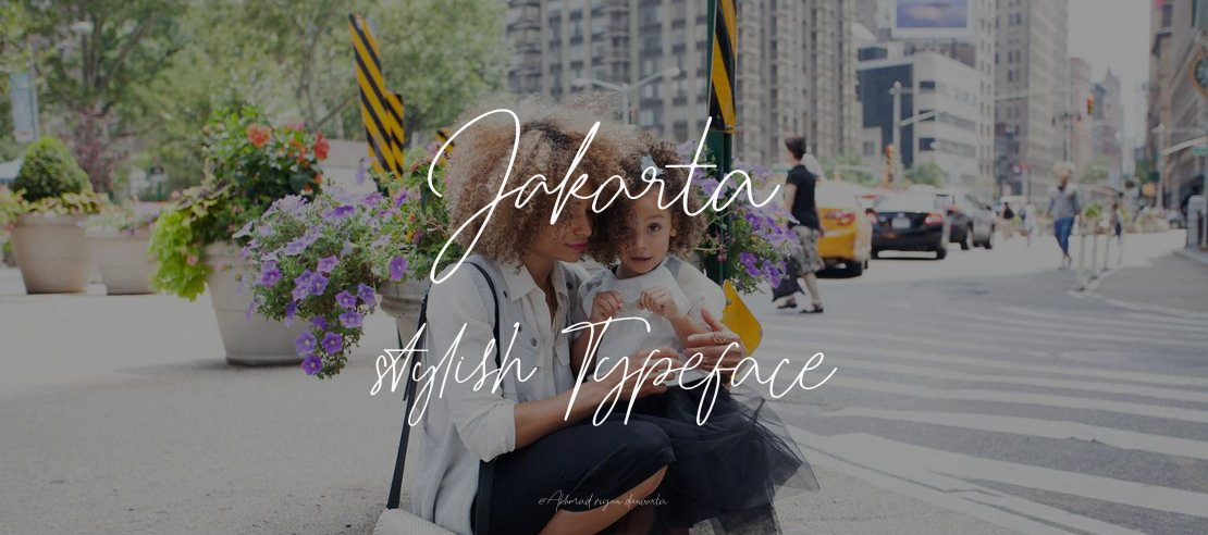 Jakarta stylish Font