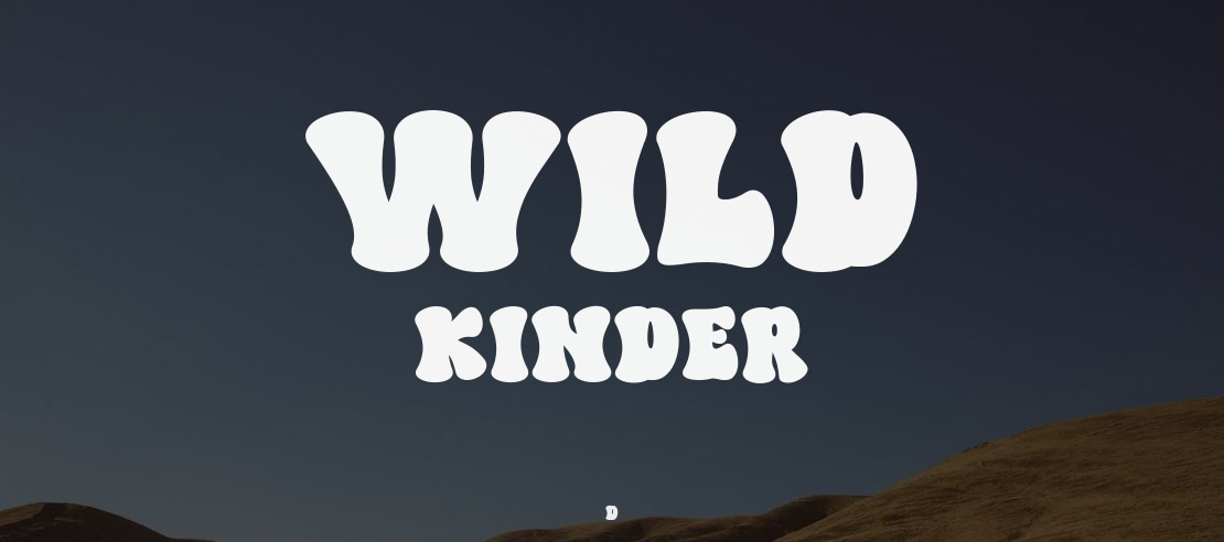 WILD KINDER Font