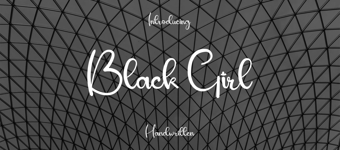 Black Girl Font