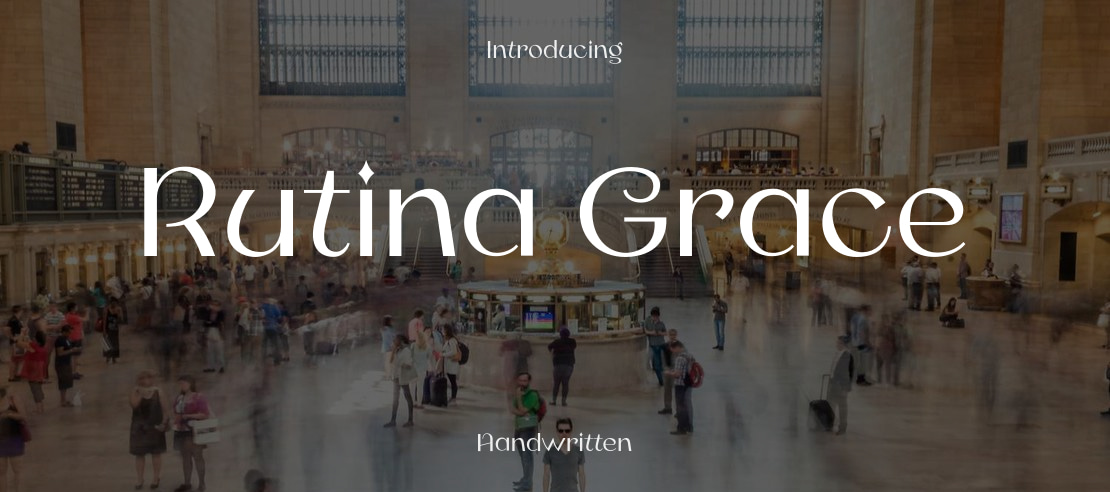 Rutina Grace Font