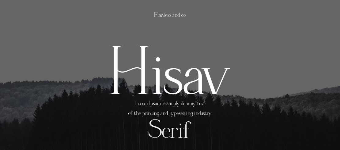 Hisav Font