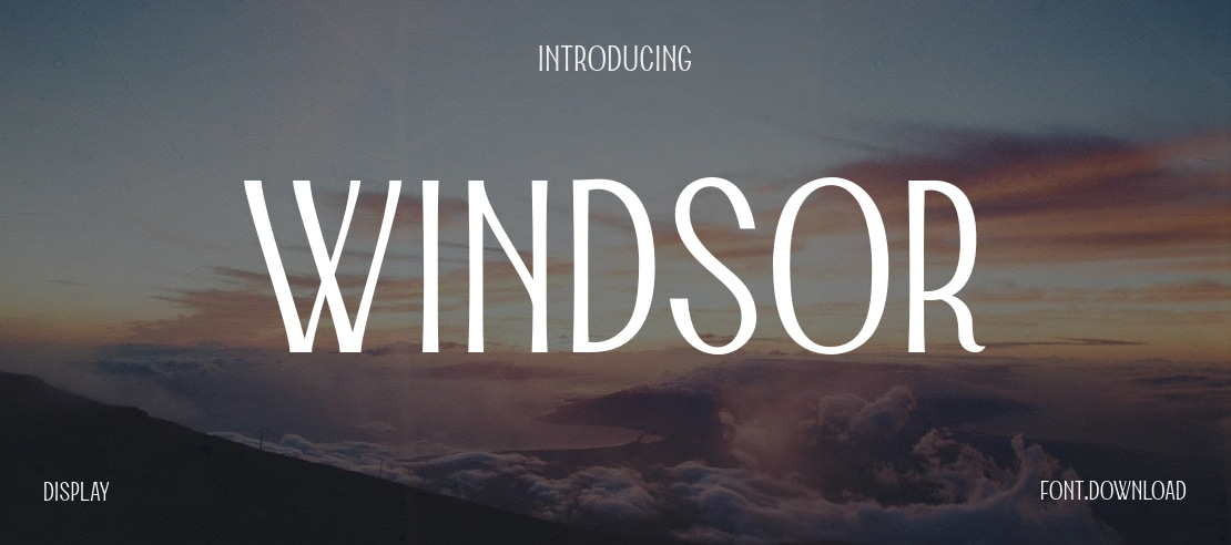 Windsor Font
