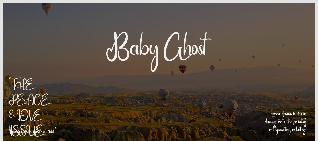 Baby Ghost Font