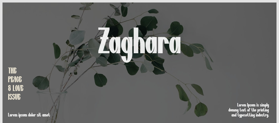 Zaghara Font