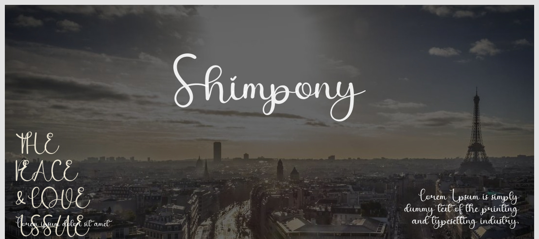 Shimpony Font