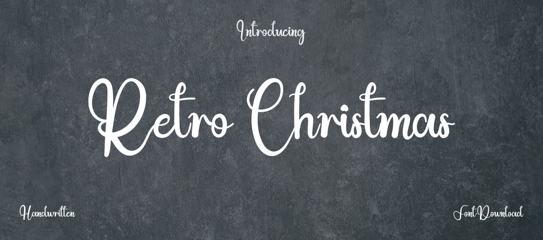 Retro Christmas Font