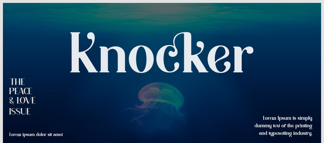 Knocker Font