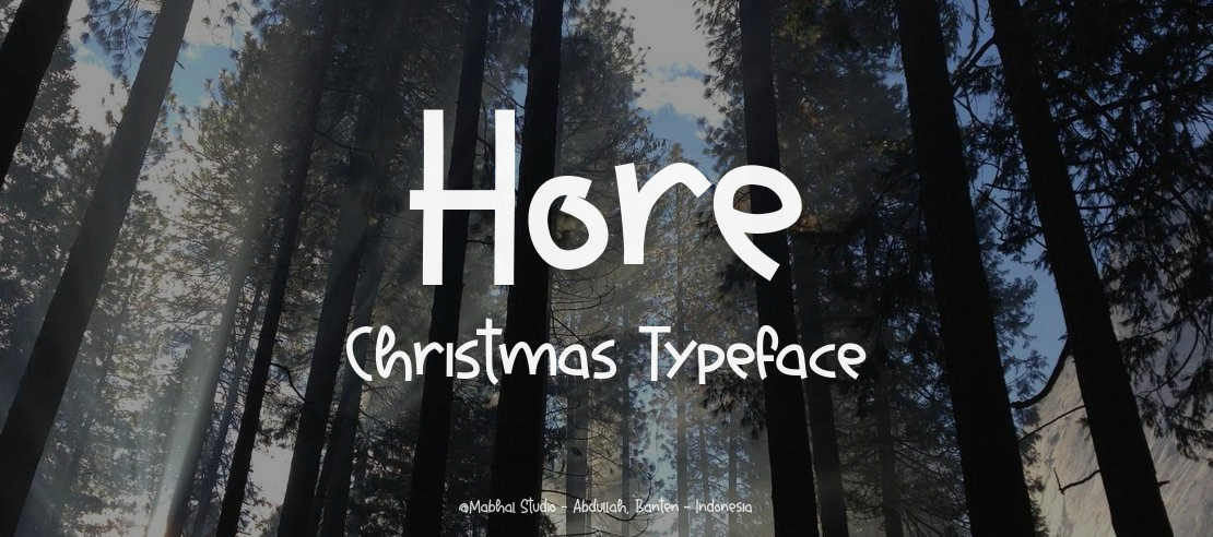 Hore Christmas Font