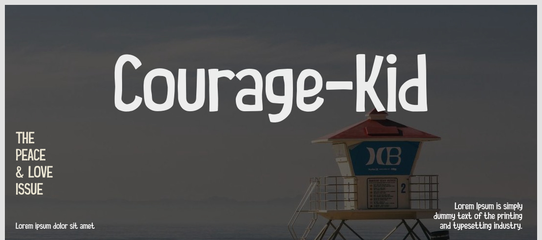 Courage-Kid Font