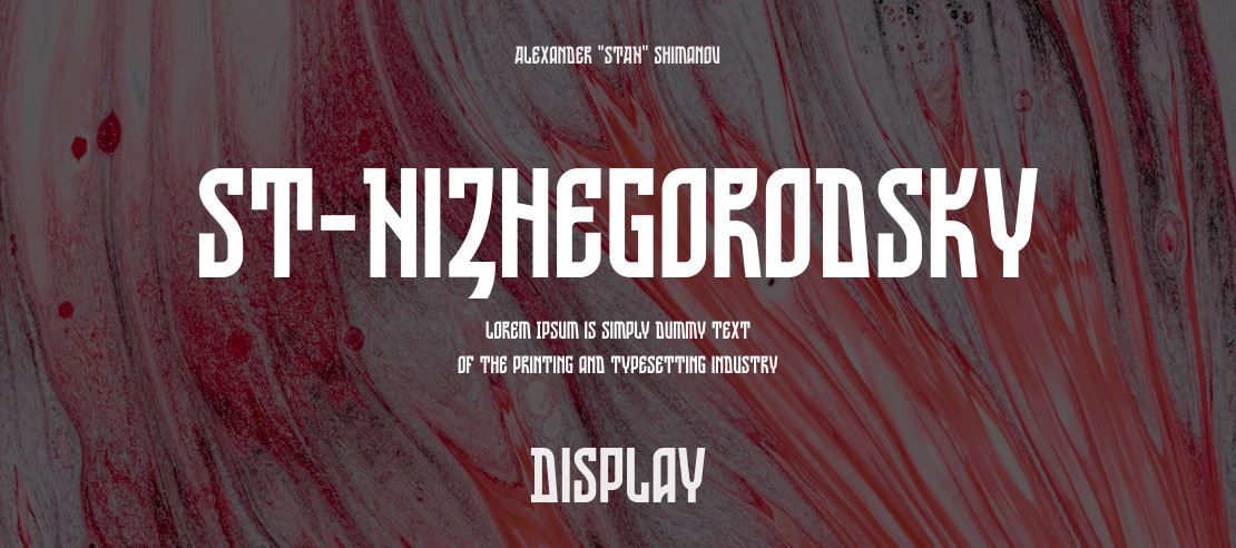 ST-Nizhegorodsky Font