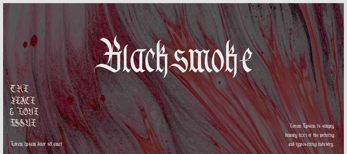 Blacksmoke Font