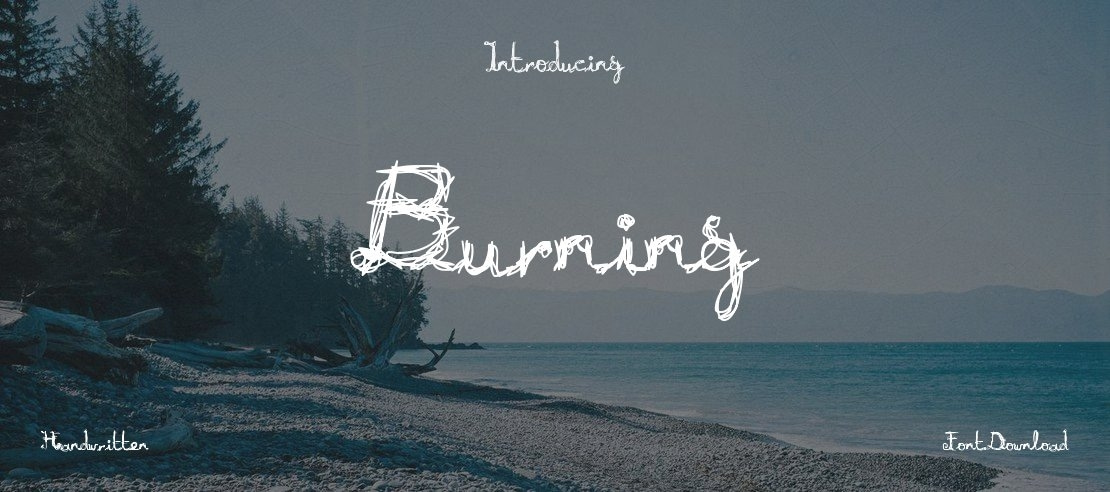 Burning Font Family