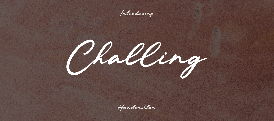 Challing Font