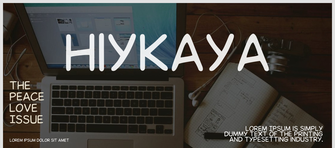 Hiykaya Font